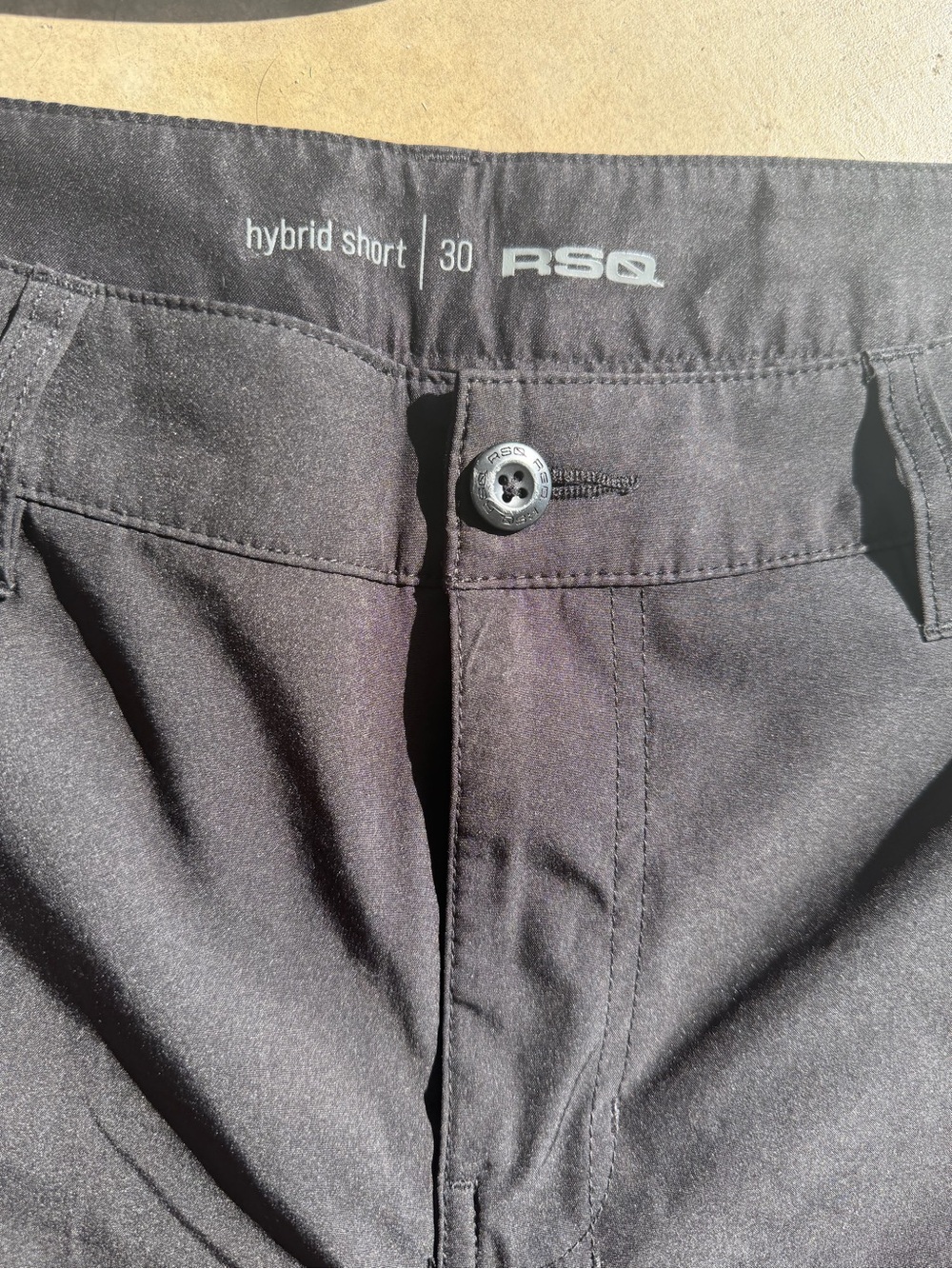 RSQ Men's Hybrid Shorts in Black